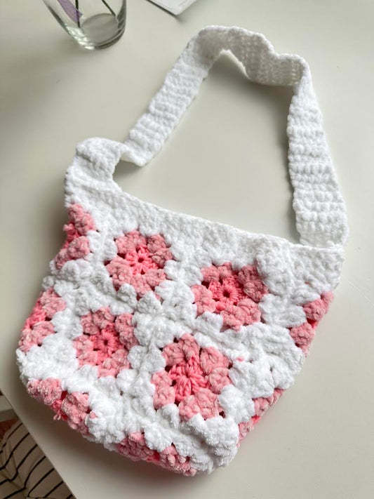 Bubble Gum Grannie Tote