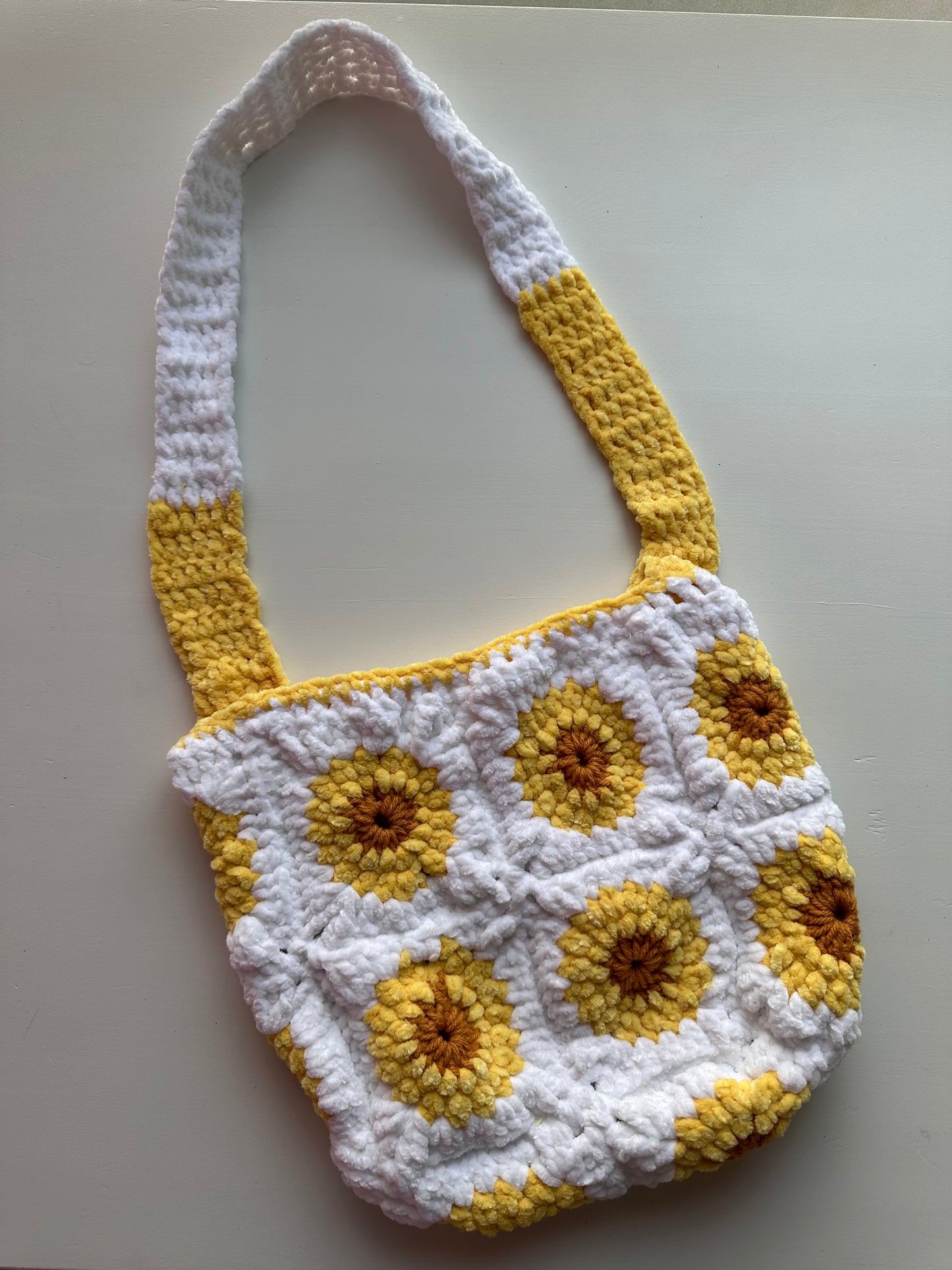 Sunflower Grannie Tote